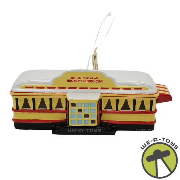 Department 56 25th Anniversary Edition Mickey's Dining Car Ornament 97711 NEW
