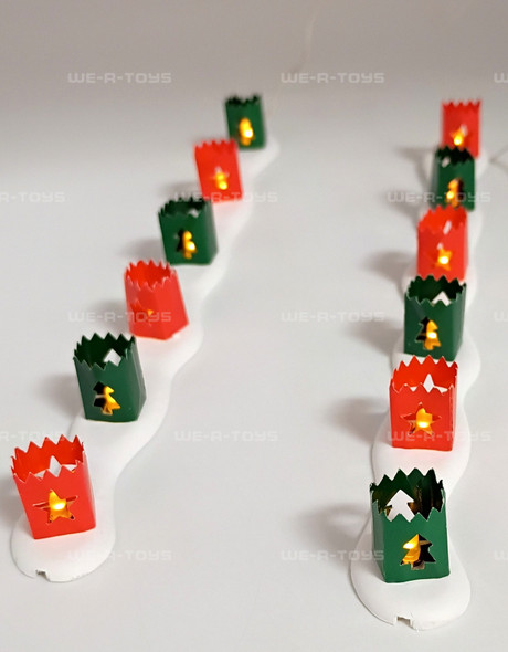Department 56 Village Accessories Christmas Luminaries Set of 2 New 1998 #52715