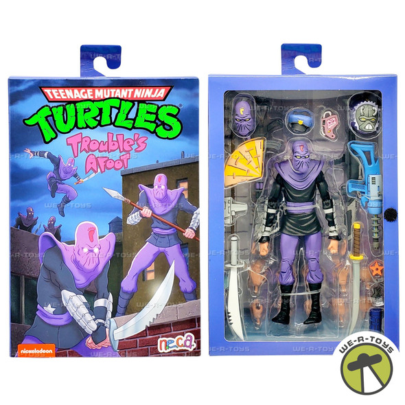 Teenage Mutant Ninja Turtle Trouble's Afoot Deluxe Foot Soldier Figure NECA
