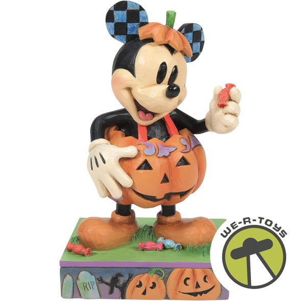 Disney Traditions by Jim Shore Halloween Mickey Mouse in Pumpkin Costume