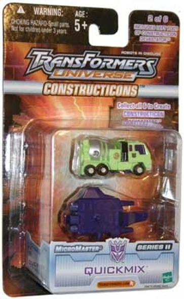 Transformers Universe Constructicons Quickmix MicroMaster Series II Mini Figure