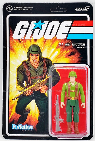 G.I. Joe Trooper Infantry Greenshirt Pink Reaction Figure 2021 Super7 81391