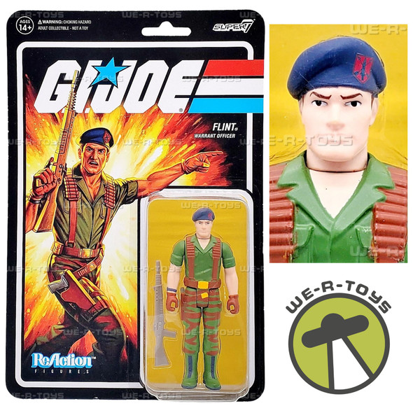 G.I. Joe Flint Warrant Officer Reaction Figure 2021 Super7 81816