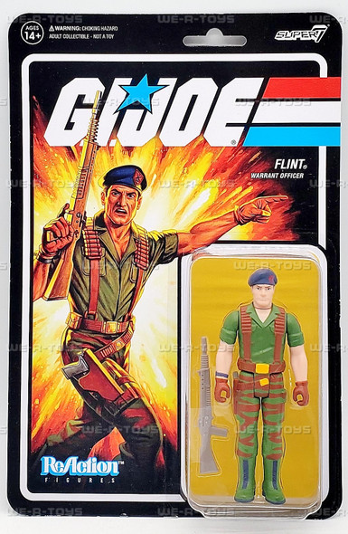 G.I. Joe Flint Warrant Officer Reaction Figure 2021 Super7 81816