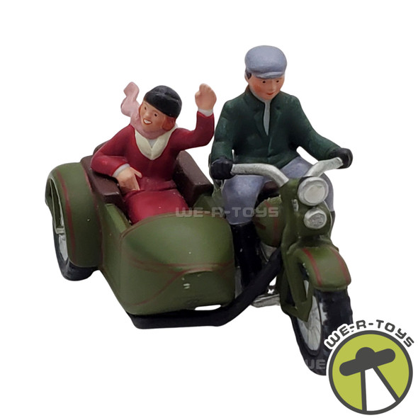 Department 56 Heritage Village 1930 Harley Davidson VL With Sidecar 59409 NEW