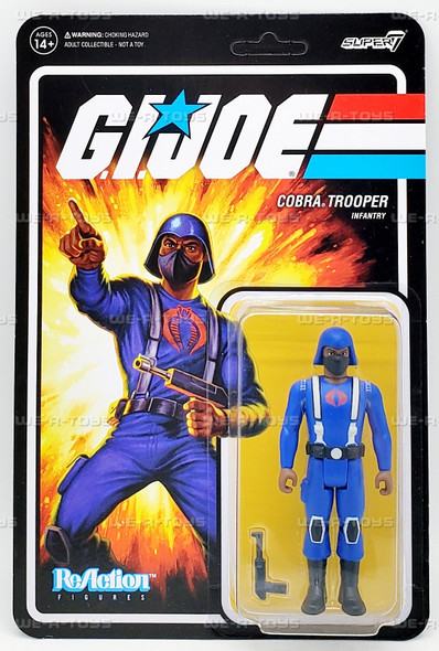 G.I. Joe Cobra Trooper H-Back Brown Reaction Figure 2021 Super7 81390