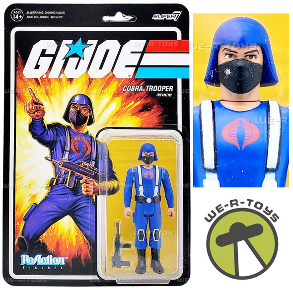 G.I. Joe Cobra Trooper H-Back Tan Reaction Figure 2021 Super7 81389