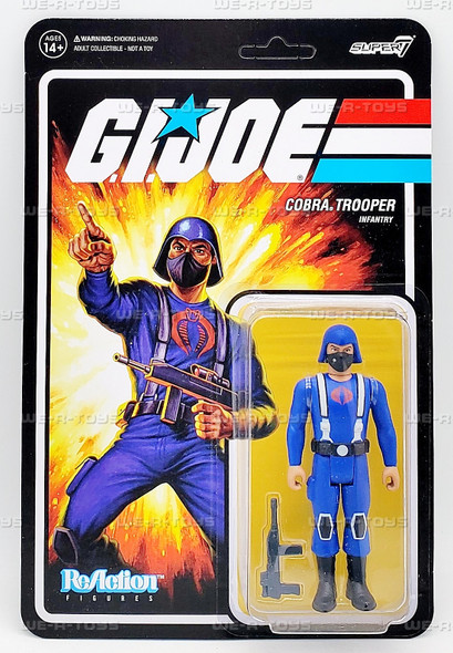 G.I. Joe Cobra Trooper H-Back Tan Reaction Figure 2021 Super7 81389