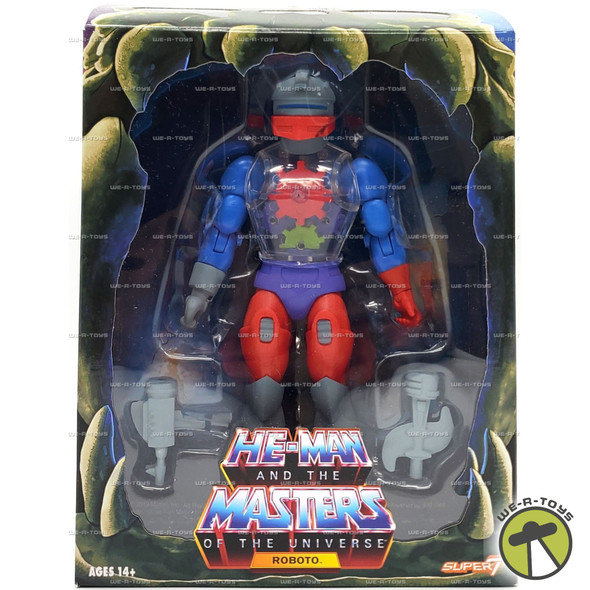Masters of the Universe Roboto Super 7 Exclusive 2019 Action Figure Mattel S7032