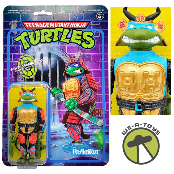 Teenage Mutant Ninja Turtles Leonardo Reaction Figure 2019 Super7