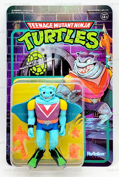 Teenage Mutant Ninja Turtles Ray Fillet ReAction Figure 2021 Super7 81342
