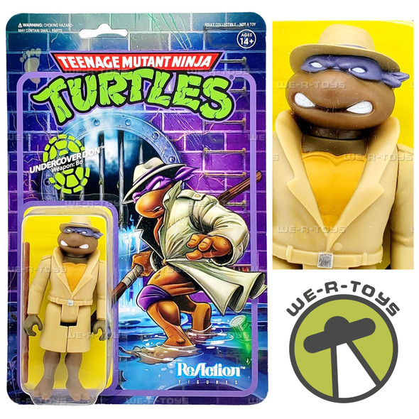 Teenage Mutant Ninja Turtles Undercover Donatello Reaction Figure Super7 80735