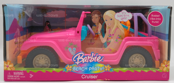 Barbie Beach Party Cruiser Pink Vehicle New 2008 Mattel N6778