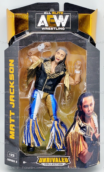 AEW Unrivaled Collection Series 3 Matt Jackson Action Figure Jazwares AEW0022