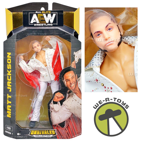 AEW Unrivaled Collection Series 1 Matt Jackson Action Figure Jazwares AEW0005