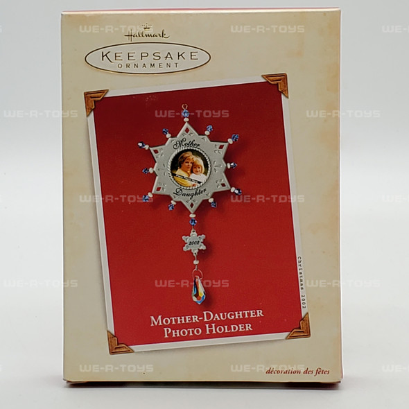 Hallmark Keepsake 2002 Mother Daughter Photo Holder Christmas Ornament NEW