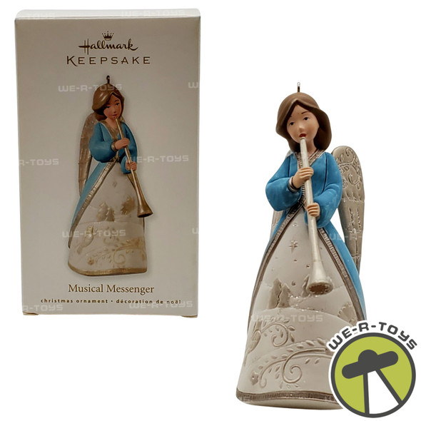 Hallmark Keepsake 2010 Musical Messenger Angel Christmas Ornament NEW