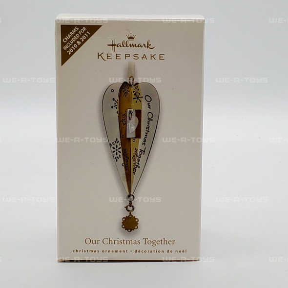 Hallmark Keepsake 2012 and 2011 Our Christmas Together Christmas Ornament NEW