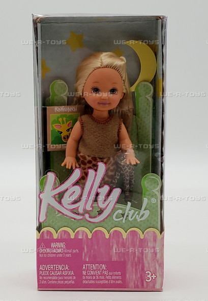 Barbie Kelly Club Kerstie Doll Zoo Sleepover Giraffe Pajamas Mattel 2004 NEW