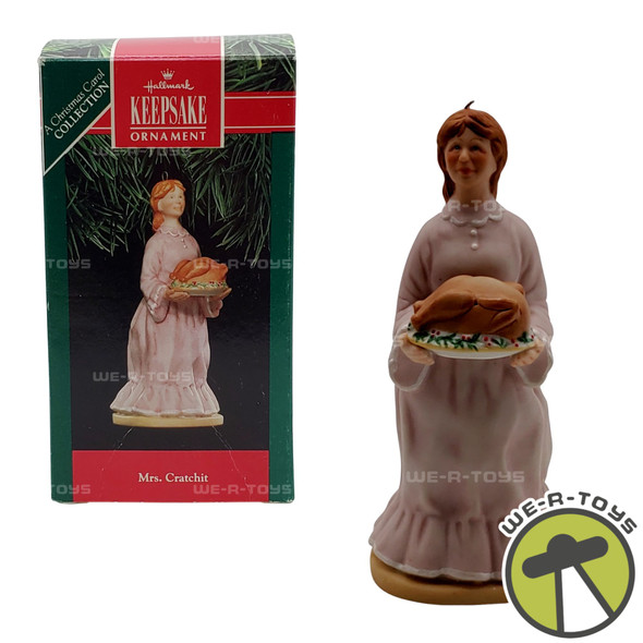 Hallmark Keepsake 1991 Mrs. Cratchit Christmas Carol Christmas Ornament NEW