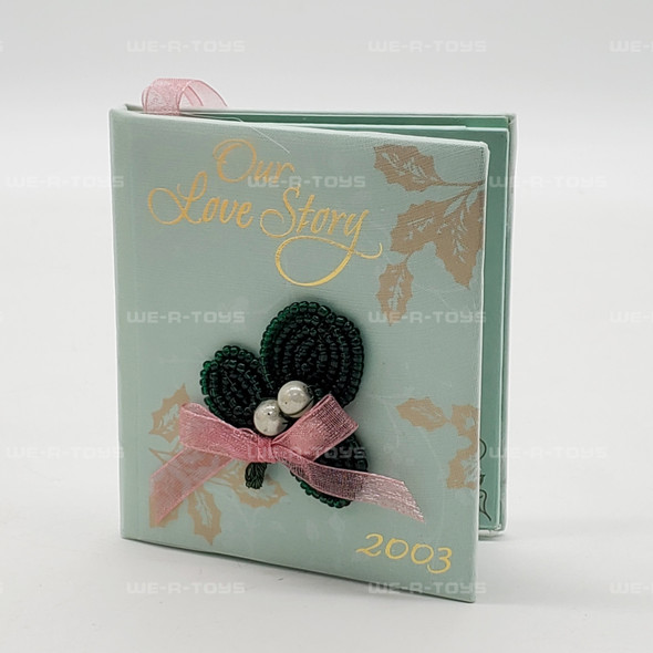 Hallmark Keepsake 2003 Our Love Story Photo Holder Christmas Ornament NEW