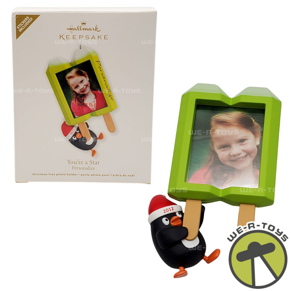 Hallmark Keepsake 2012 You're A Star Penguin Popsicle Christmas Ornament NEW