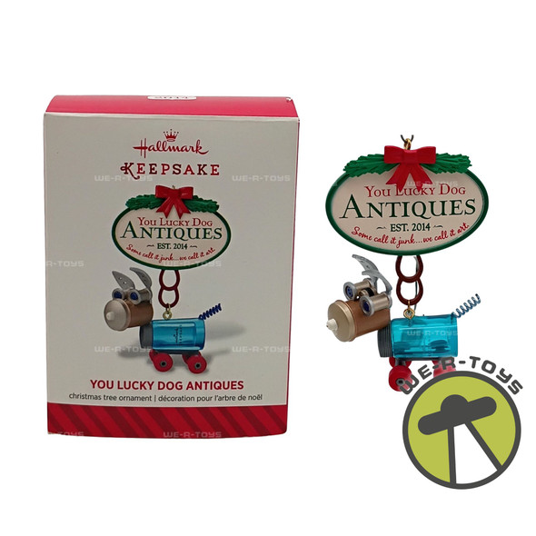 You Lucky Dog Antiques Hallmark Keepsake Ornament New 2014 QG01496
