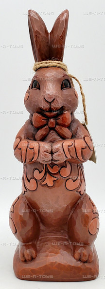 Jim Shore Heartwood Creek Yummy Bunny Chocolate Bunny Figurine 4023995