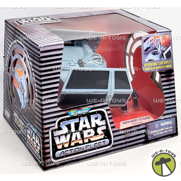 MicroMachines Action Fleet Sta Wars Darth Vader Tie Fighter Playset 1995 Galoob