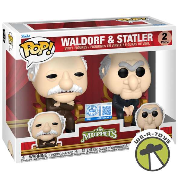 Funko Pop The Muppets Waldorf & Statler 2 Pack Specialty Series Vinyl Figures