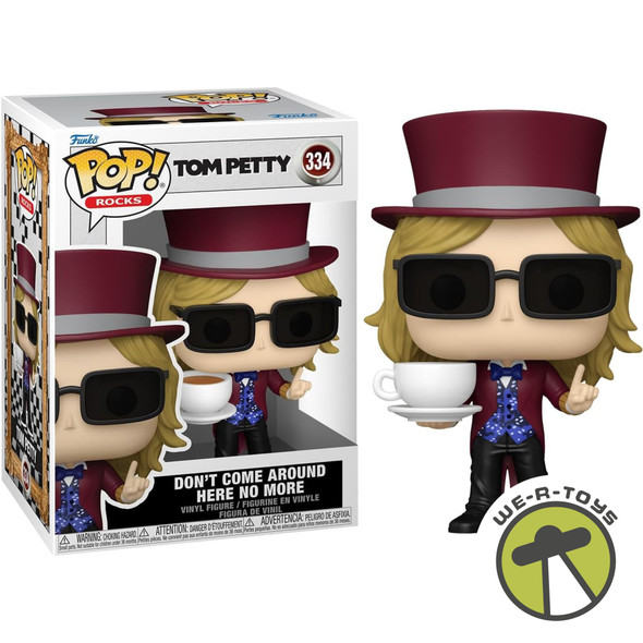 Funko Pop Rocks 334 Tom Petty Don’t Come Around Here No More Vinyl Figure
