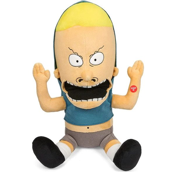 Beavis and Butt-Head Cornholio 16 Inch Stylized HugMe Plush with Shake Action