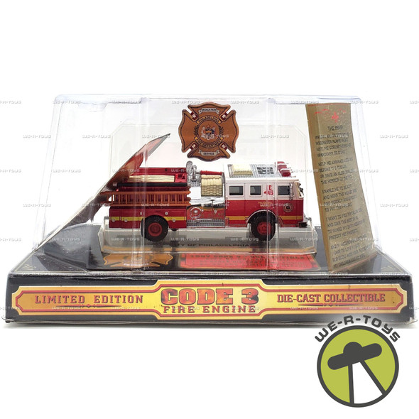 Code 3 City of Philadelphia #E45 Seagrave Pumper 1997 #02452