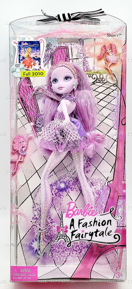 Barbie A Fashion Fairytale Flairies Shim'R Doll 2009 Mattel T2566