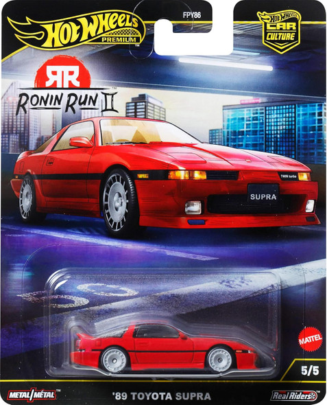 Hot Wheels Premium Car Culture Ronin Run II ’89 Toyota Supra 1:64 Scale Die-Cast