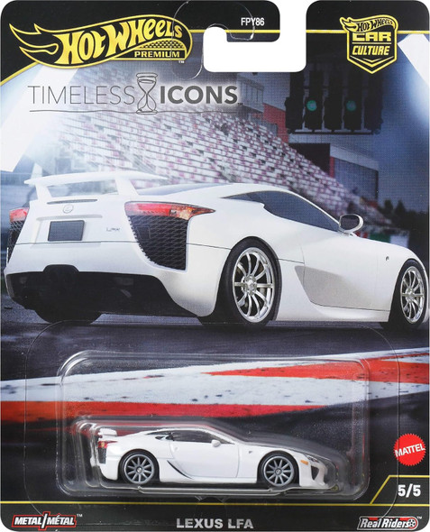 Hot Wheels Premium Car Culture Timeless Icons Lexus LFA 1:64 Die Cast Mattel
