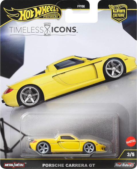 Hot Wheels Premium Car Culture Timeless Icons Porsche Carrera GT 1:64 Die Cast