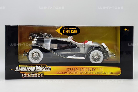 American Muscle Classics 1935 Duesenberg SSJ Diecast Vehicle 1:18 Scale
