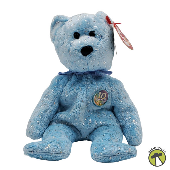 Ty Beanie Babies Decade the Bear - Light Blue 045853