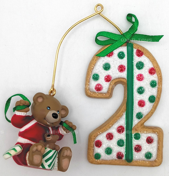 My Second Christmas Bear Child Age Collection Hallmark Keepsake Ornament 2011