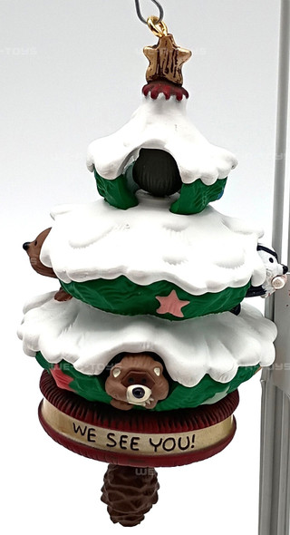 Peek-A-Boo Tree Animals Hallmark Keepsake Ornament New 1993 QX5245