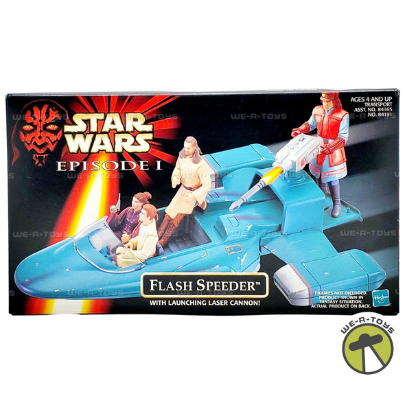 Star Wars Episode 1 Flash Speeder with Launching Laser Cannon 1998 Hasbro 84191