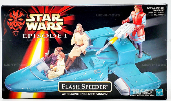 Star Wars Episode 1 Flash Speeder with Launching Laser Cannon 1998 Hasbro 84191