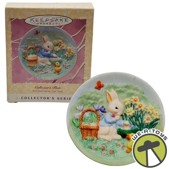 Hallmark Keepsake 1996 Easter Collector's Plate Holiday Ornament NEW