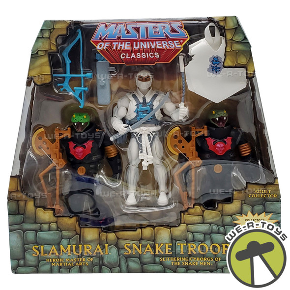 Masters of the Universe Classics Slamurai and Snake Troopers Figures GMC50 NEW