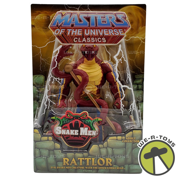 Masters of the Universe Classics Rattlor Figure 2012 Mattel W8910 NEW