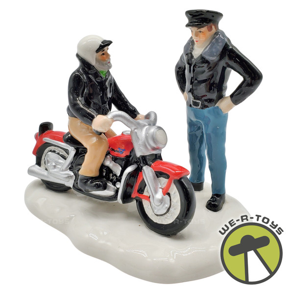 Department 56 The Original Snow Village A New 1956 Harley-Davidson KH #4020224