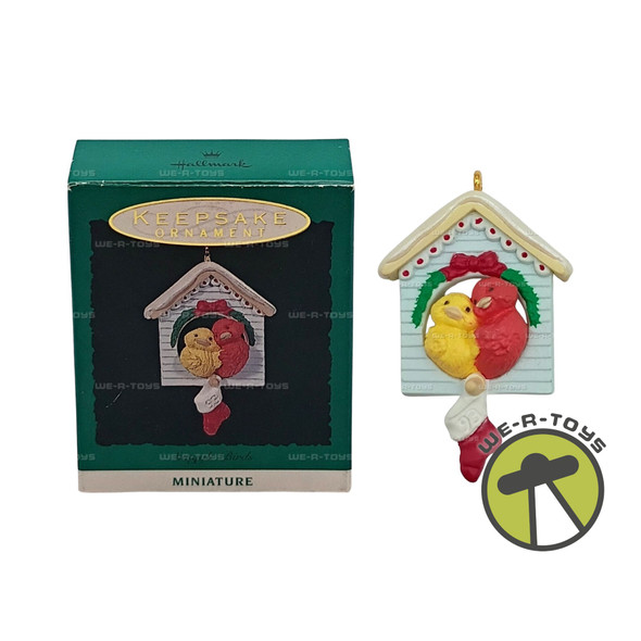 Snuggle Birds Miniature Hallmark Keepsake Ornament New 1993 QXM5182