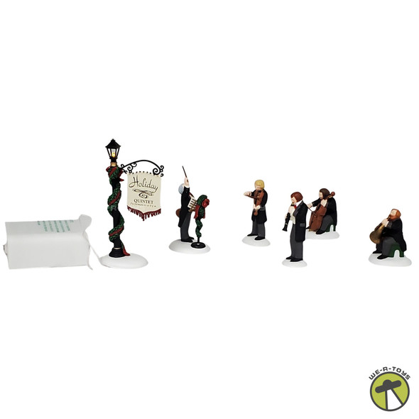 Department 56 Dickens' Village Holiday Quintet Accessory Figurine (Set of 6)