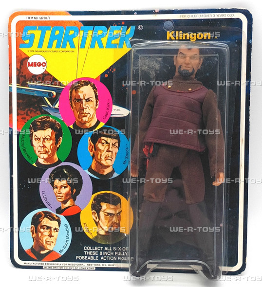 Star Trek Klingon 1974 Vintage Action Figure Item No. 51200/7 Mego Corp
